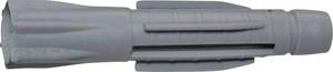 Hüfner Dübel Steckdübel 10x60, 50er Pack, grau