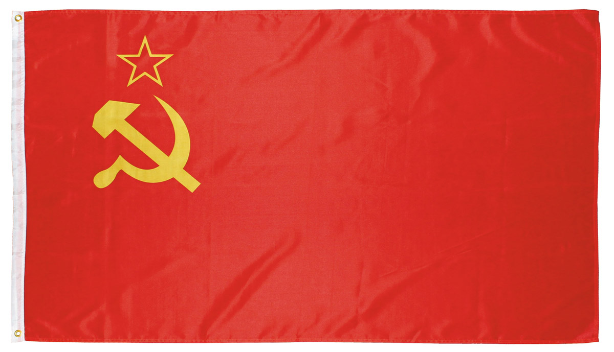 Fahne, UdSSR, Polyester, 90 x 150 cm