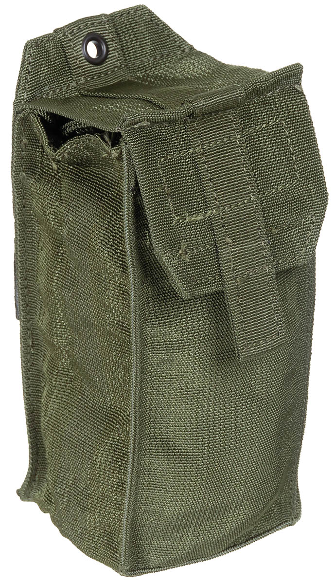 Ital. Magazintasche, oliv, neuwertig