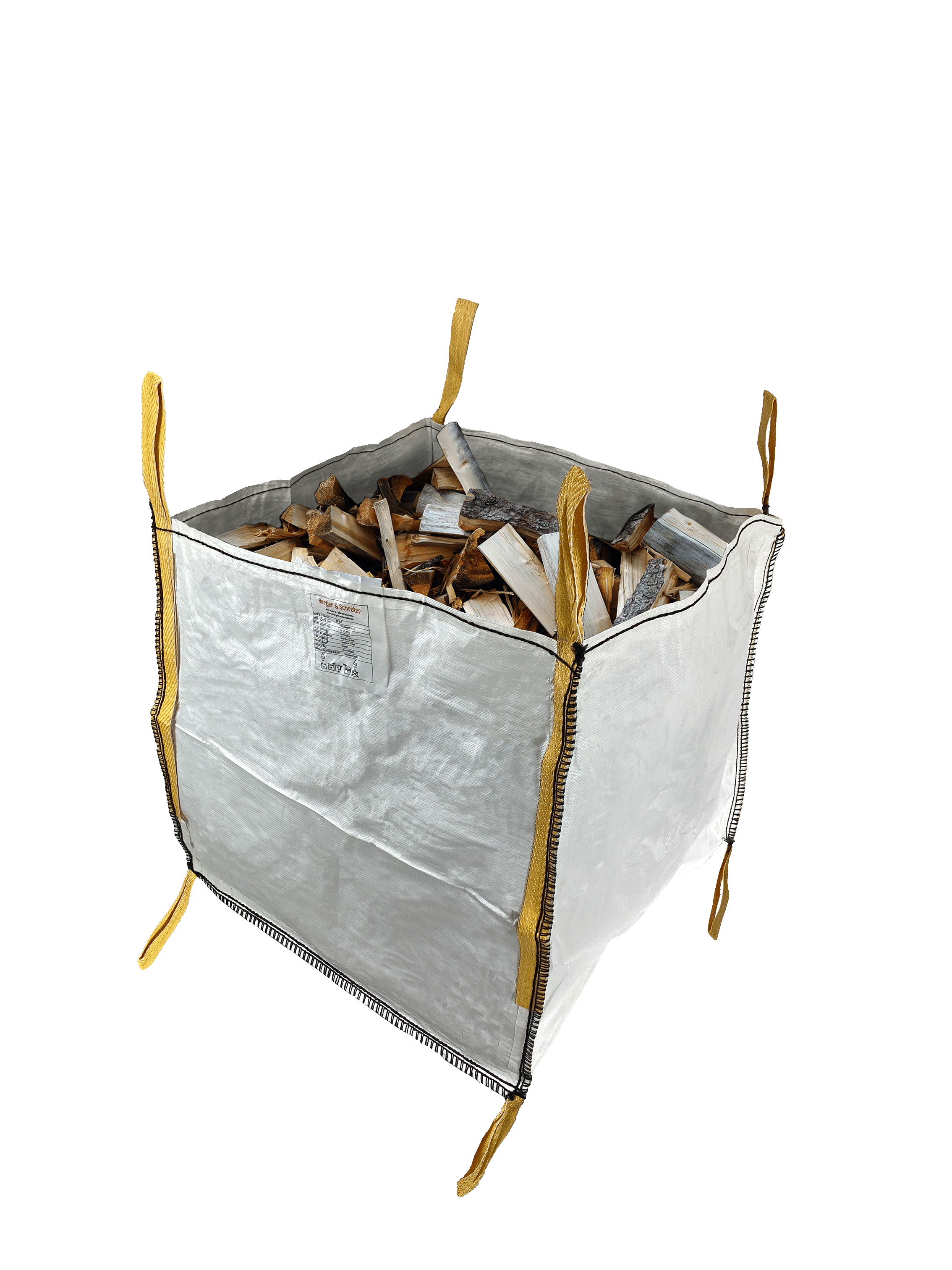 Big Bag 1500kg, Bodenkippschlaufe, 90x90x90cm,