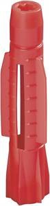 Hüfner Dübel Steckdübel 10x60, 50er Pack, rot