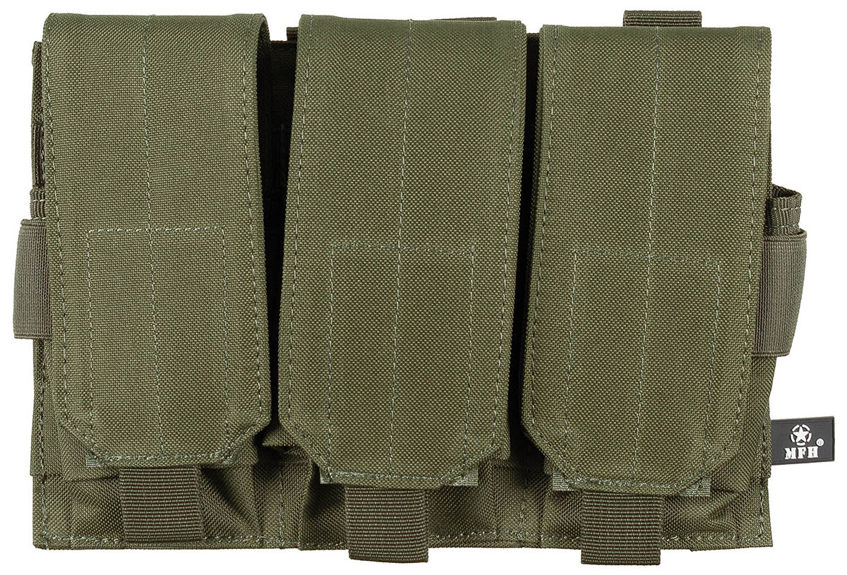 Magazintasche,3-fach,"MOLLE",  oliv