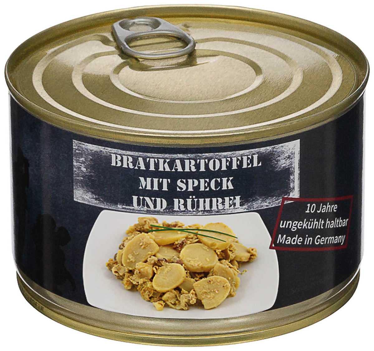 Bratkartoffel m. Speck und Ei, Vollkonserve, 400 g, 7% Mwst.