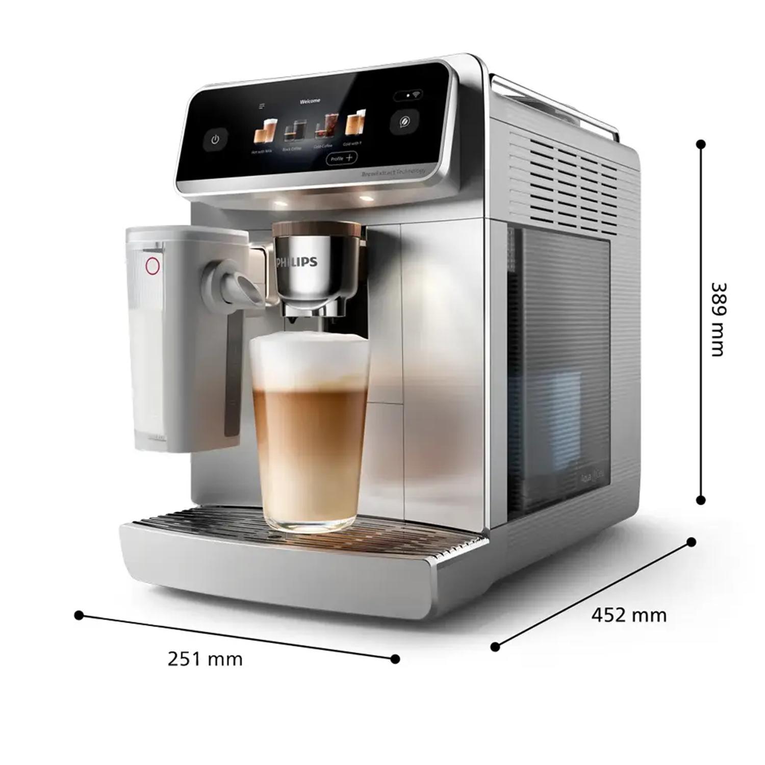 PHILIPS LatteGo Pro Aromis Kaffeevollautomat – BrewExtract Technologie, LatteGo Pro, 50+ heiße & kalte Getränke, mit einfacher Reinigung, intuitives Display und Barista-Assistent (EP8757/20)
