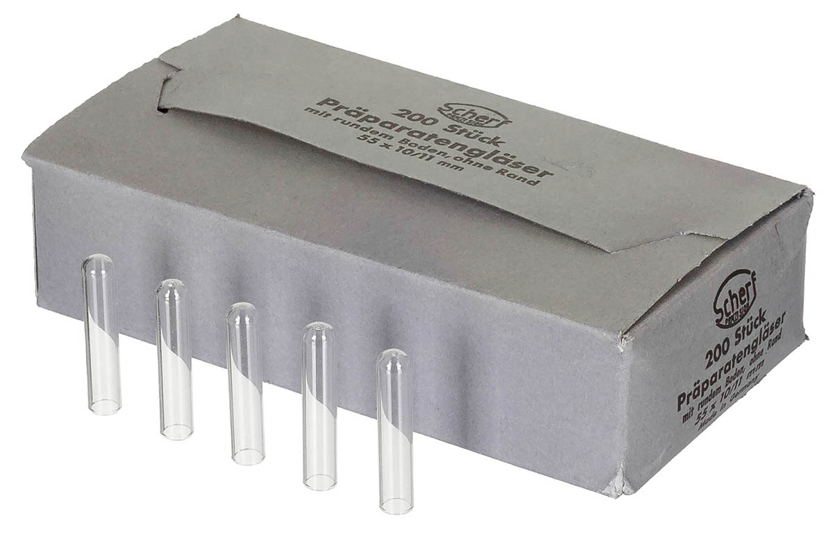 Schwed. Präparatengläser, 200 Stück, neuwertig