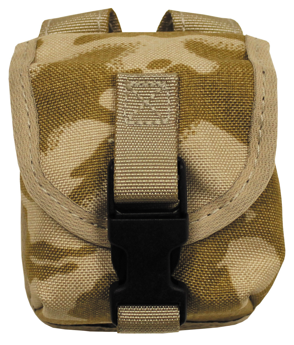 Brit. Granatentasche AP, MOLLE, DPM desert, gebr.
