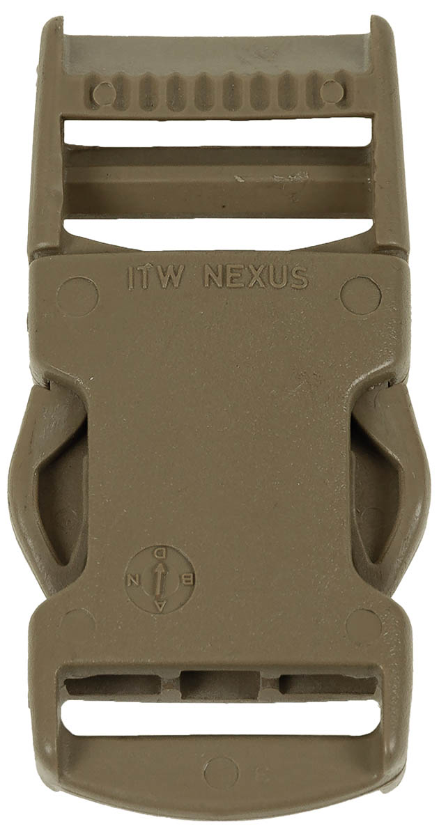 Brit. Steckschnalle, "NEXUS",  25 mm, 10 Stk. im Pack, neuw.