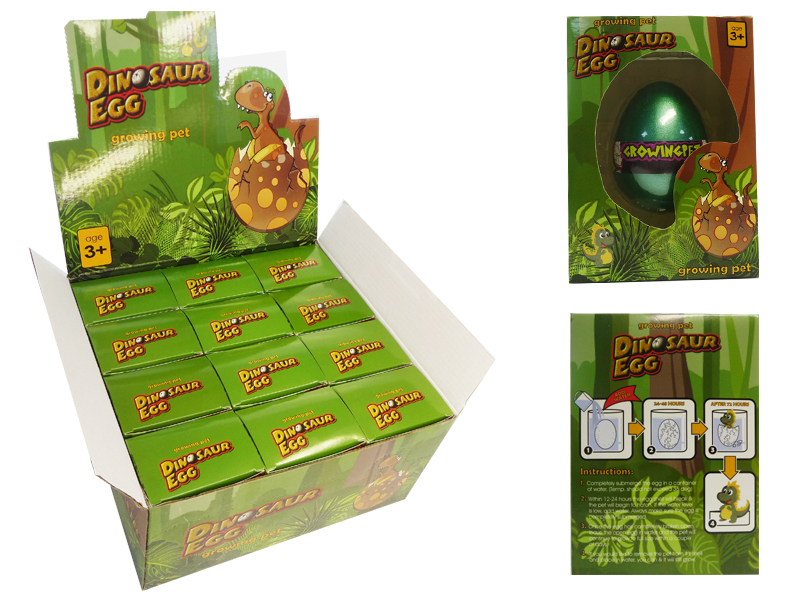 Im Wasser wachsende Dinosaurier, magisches Ei