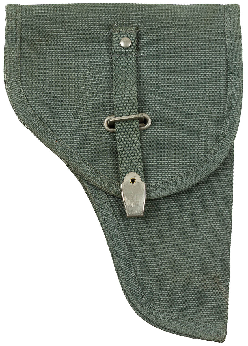Ital. Pistolenholster, Canvas, Typ II, gebr.