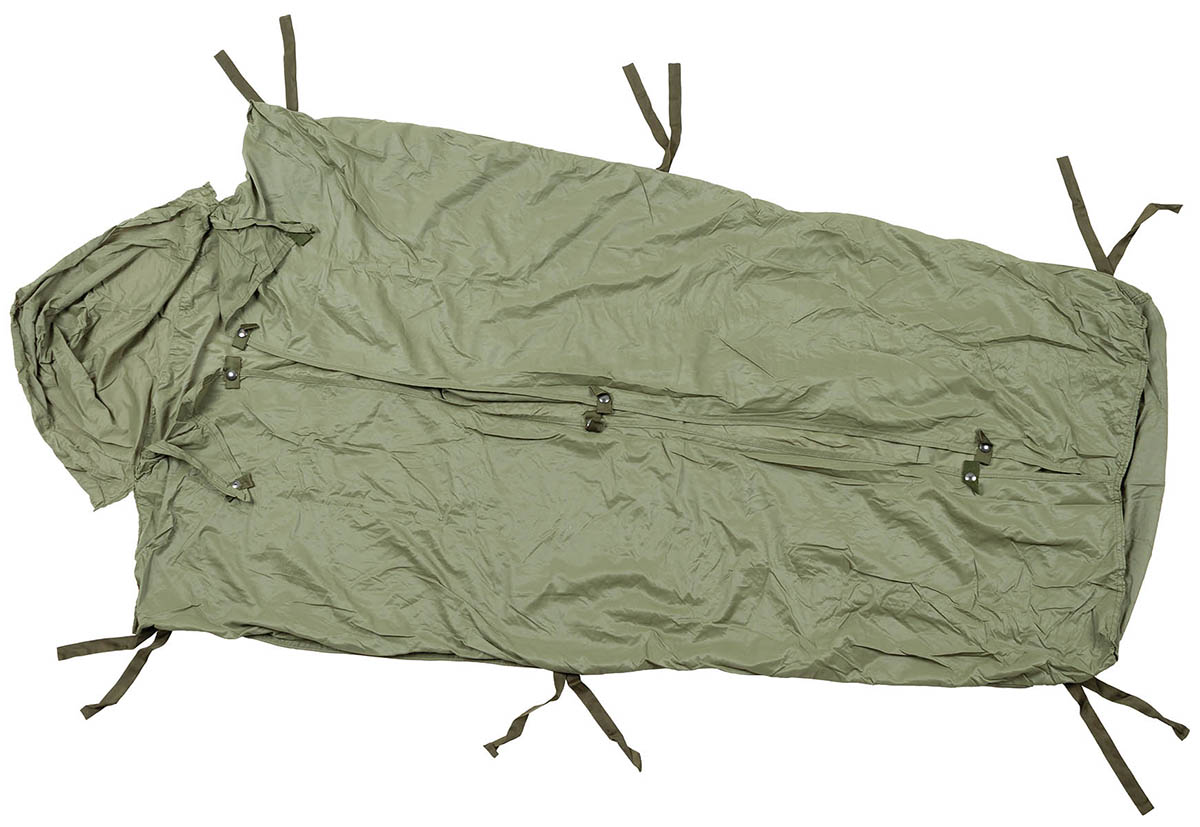 Holl. Schlafsackfutter, oliv, gebr.