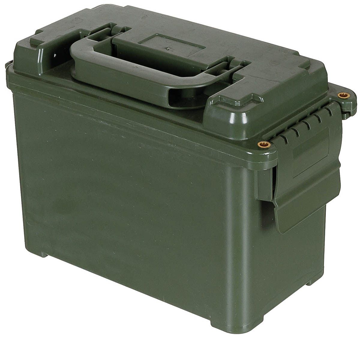 Schweiz. Munitionskiste, PVC, neuwertig, oliv
