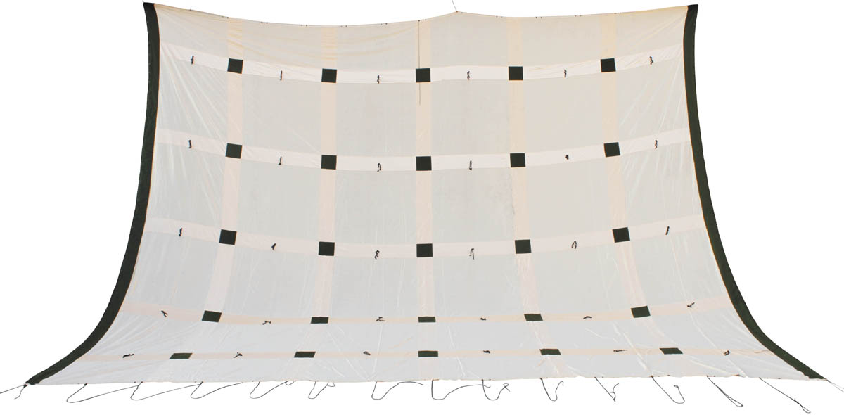 Brit. Sonnensegel, sand, 11,5 x 9,95 m, neuw.