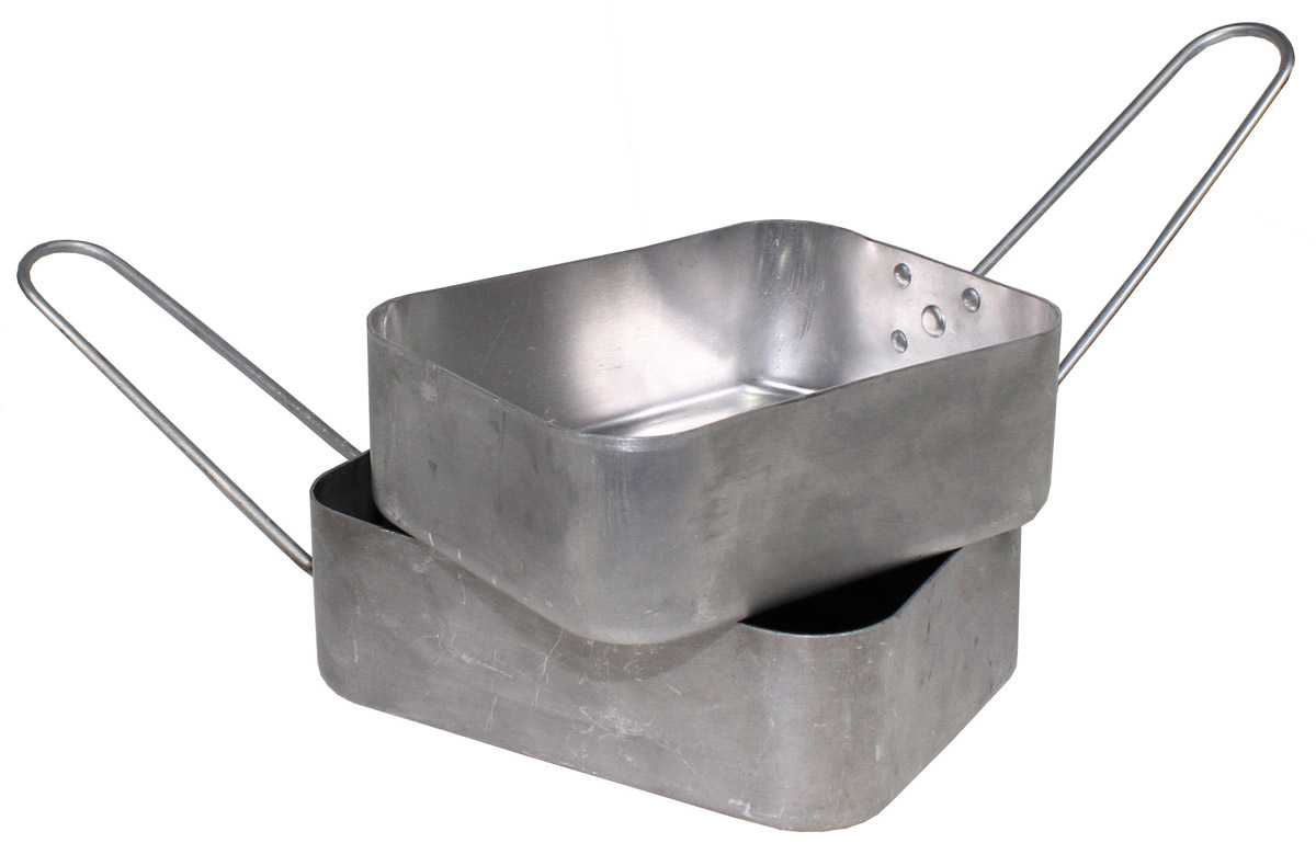 Brit. Essgeschirr, Alu, gebr.