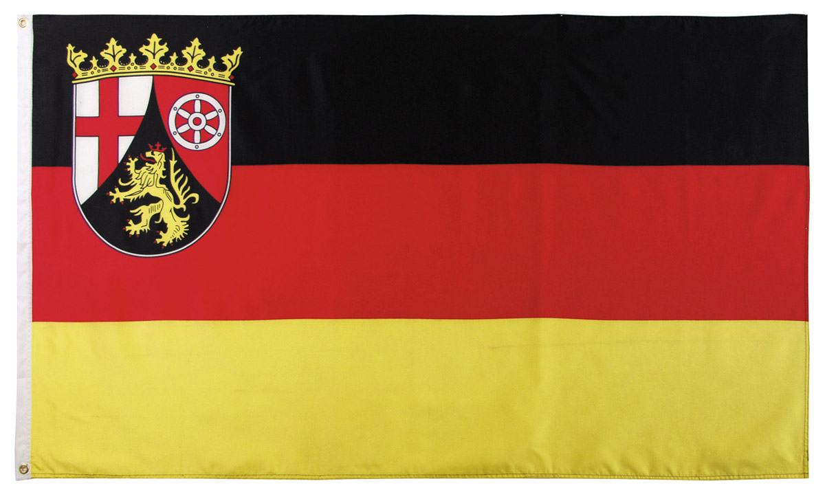 Fahne, Rheinland-Pfalz, Polyester, 90 x 150 cm