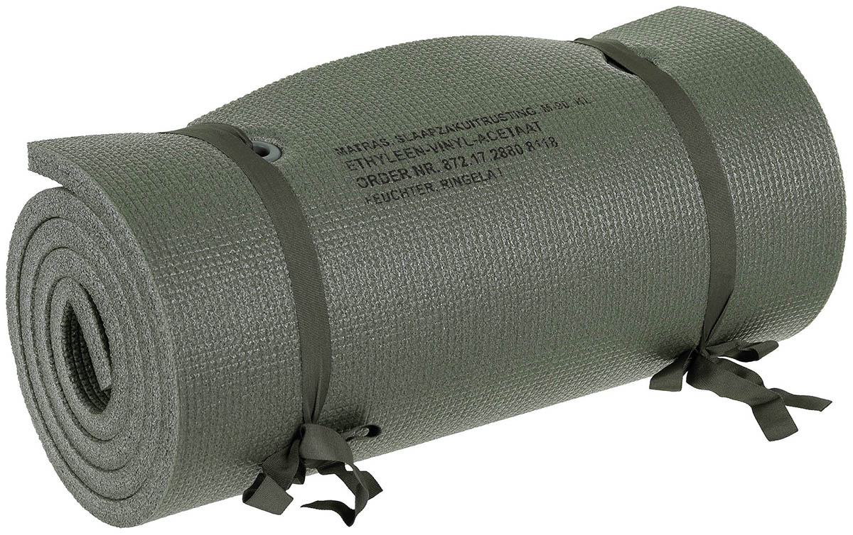 Holl. Isomatte, M 90, oliv, ca. 190 x 51 x 1,8 cm, neuw.