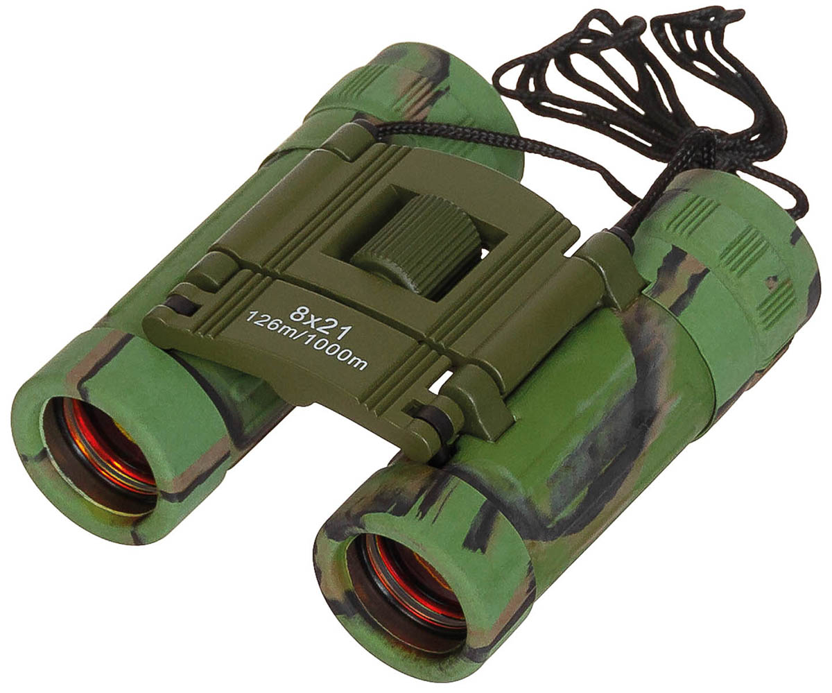 Fernglas, faltbar, 8 x 21, woodland, Ruby Linse