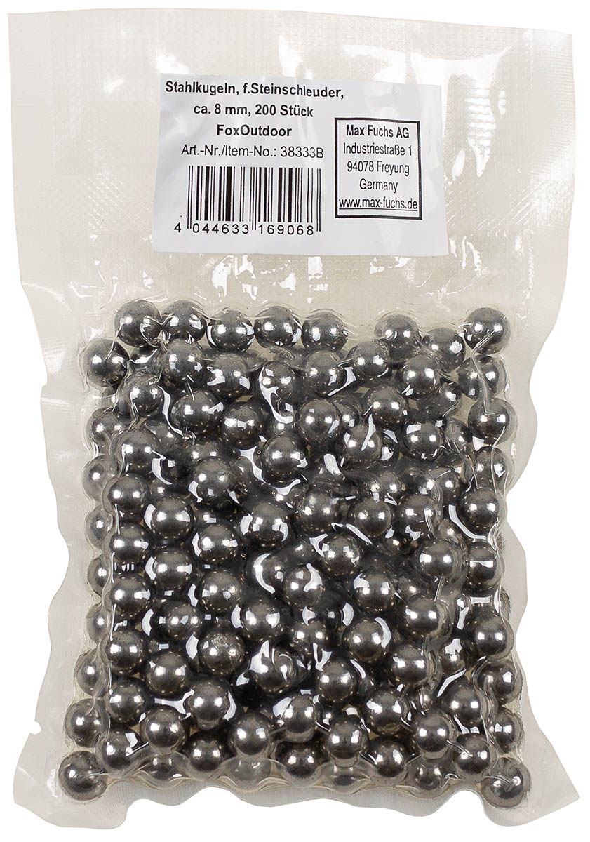 Stahlkugeln, f.Steinschleuder, ca. 8 mm, 200 Stück