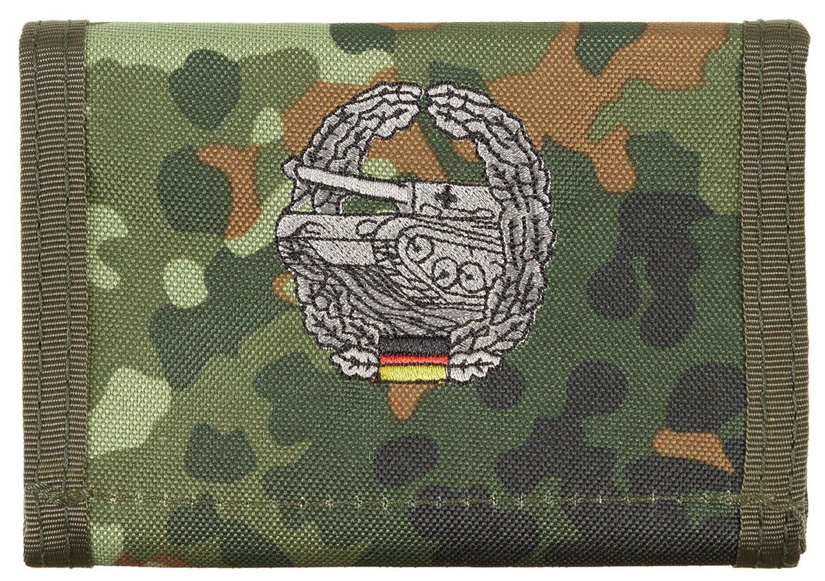 BW Geldbörse, flecktarn, Panzer