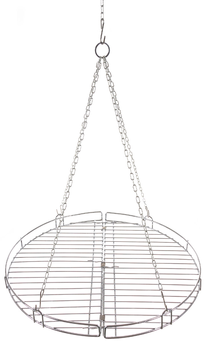 Grillrost, rund, klappbar