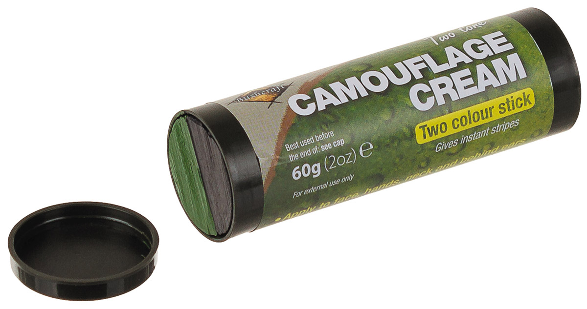 Brit. Tarnstift, schwarz-oliv, 2-farbig, 60 g