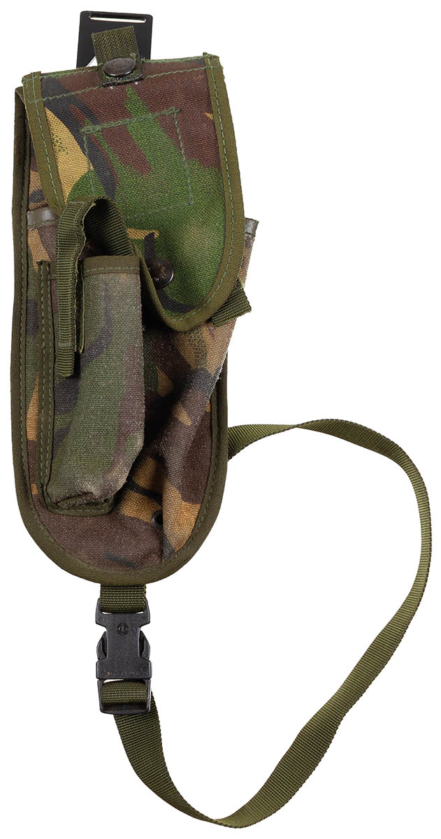 Brit. Pistolenschulterholster, mit Klappe, gebr.