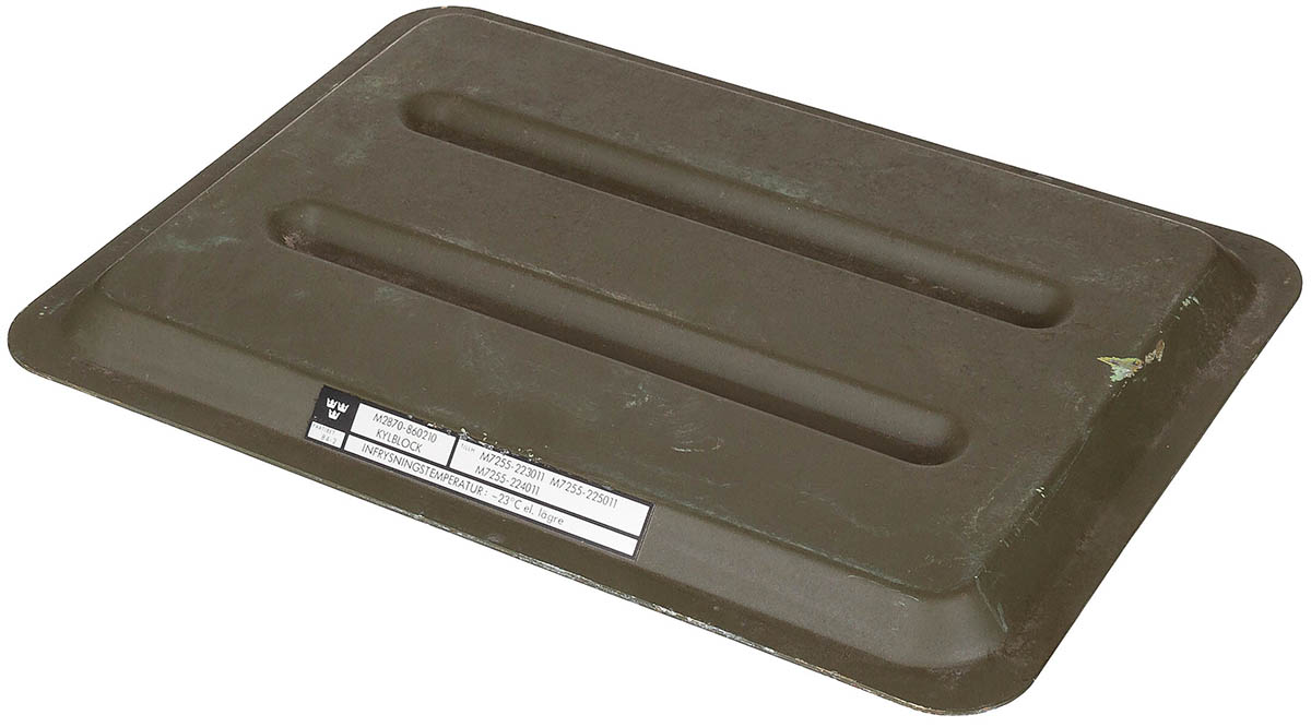 Schwed. Kühlblock, Metall, neuw., mit Lagerspuren