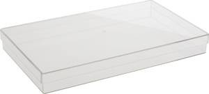 Hüfner Dübel Sortimentskasten (L x B x H) 355 x 40 x 210 mm Anzahl Fächer: 1 transparent