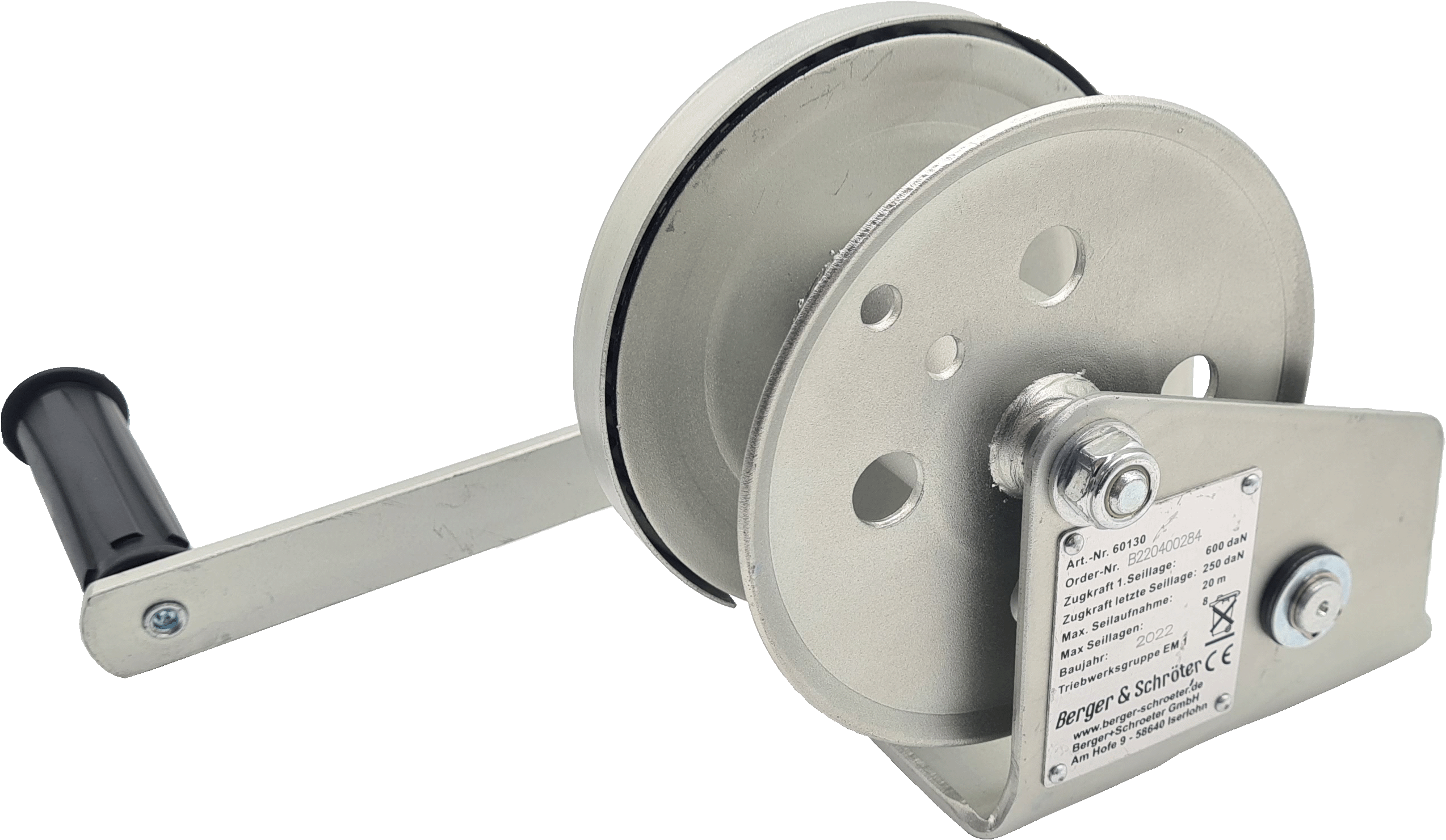 Handwinde mit (Lastdruck-)Bremse