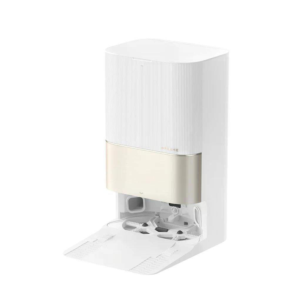 Dreame X40 Ultra Complete Saugroboter mit Wischfunktion, 12.000Pa Saugkraft, 70℃ Wischmopp, selbstreinigend, automatische Entleerung, automatisches Nachfüllen, Anti-Wirrwarr und anhebbare Bürsten
