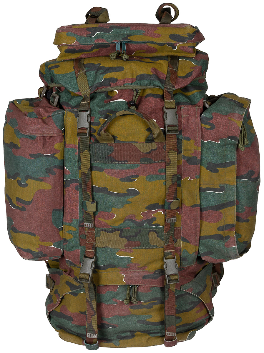 Belg. Rucksack, 120 l, tarn, gebr.