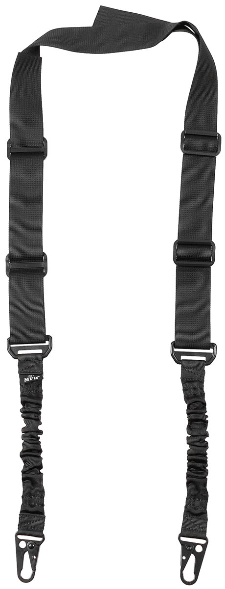 Bungee-Tragegurt, 2-Punkt,  schwarz