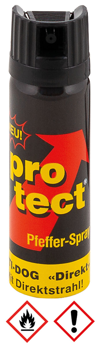 Pfeffer-Spray, Direktstr.,63ml Sprühfl. (VERKAUF NUR IN EU)