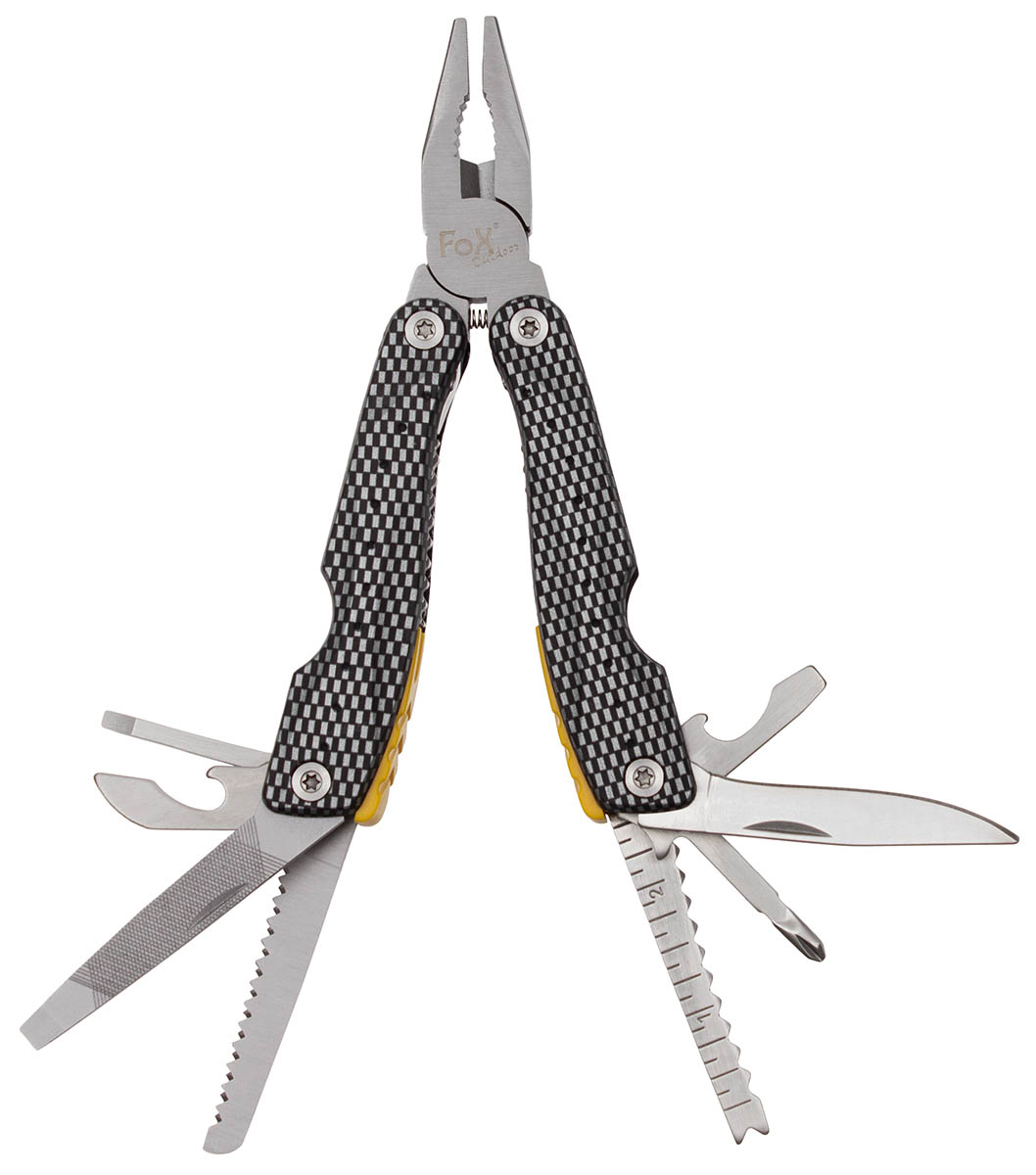 Werkzeugset, große Ausführung, Carbon Griff