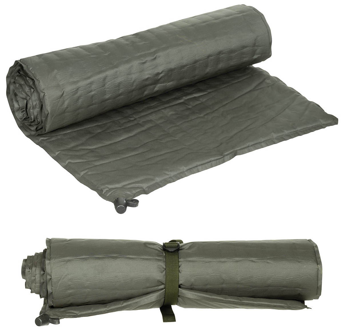 Holl. Thermomatte, oliv, selbstaufblasbar, gebr.