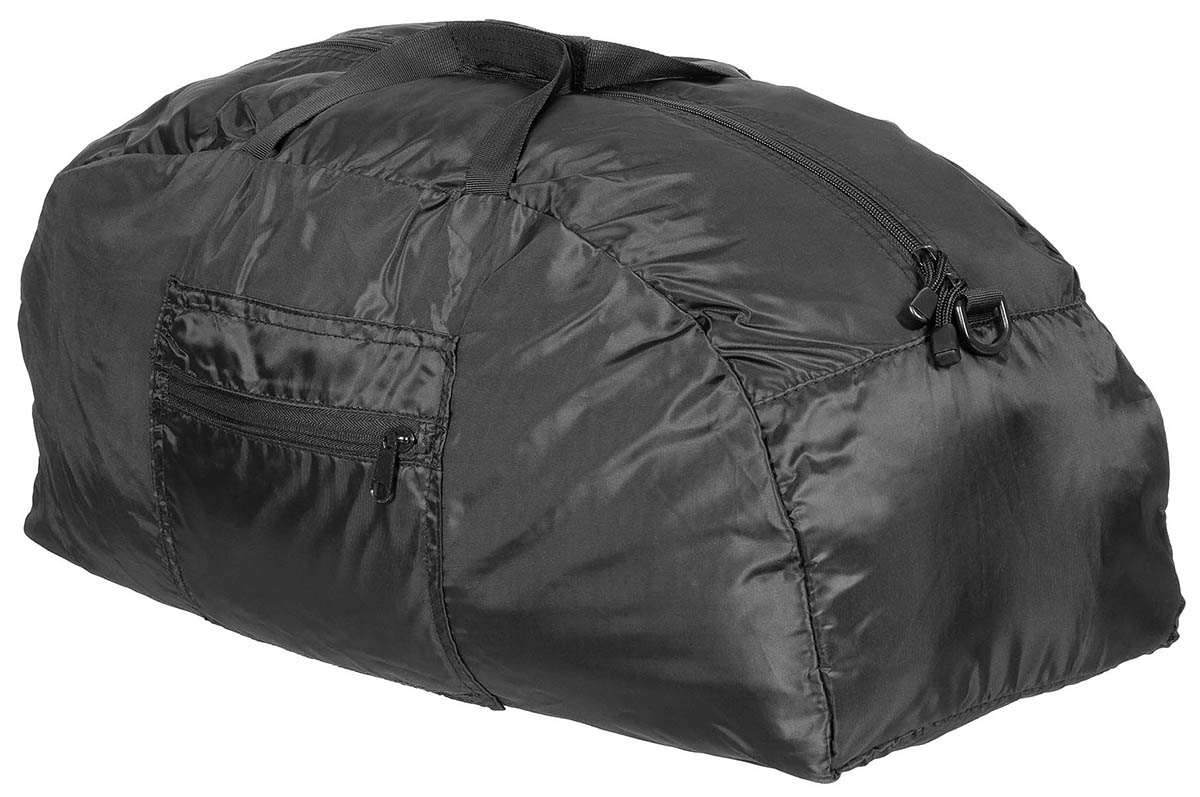 Bekleidungstasche, faltbar, schwarz