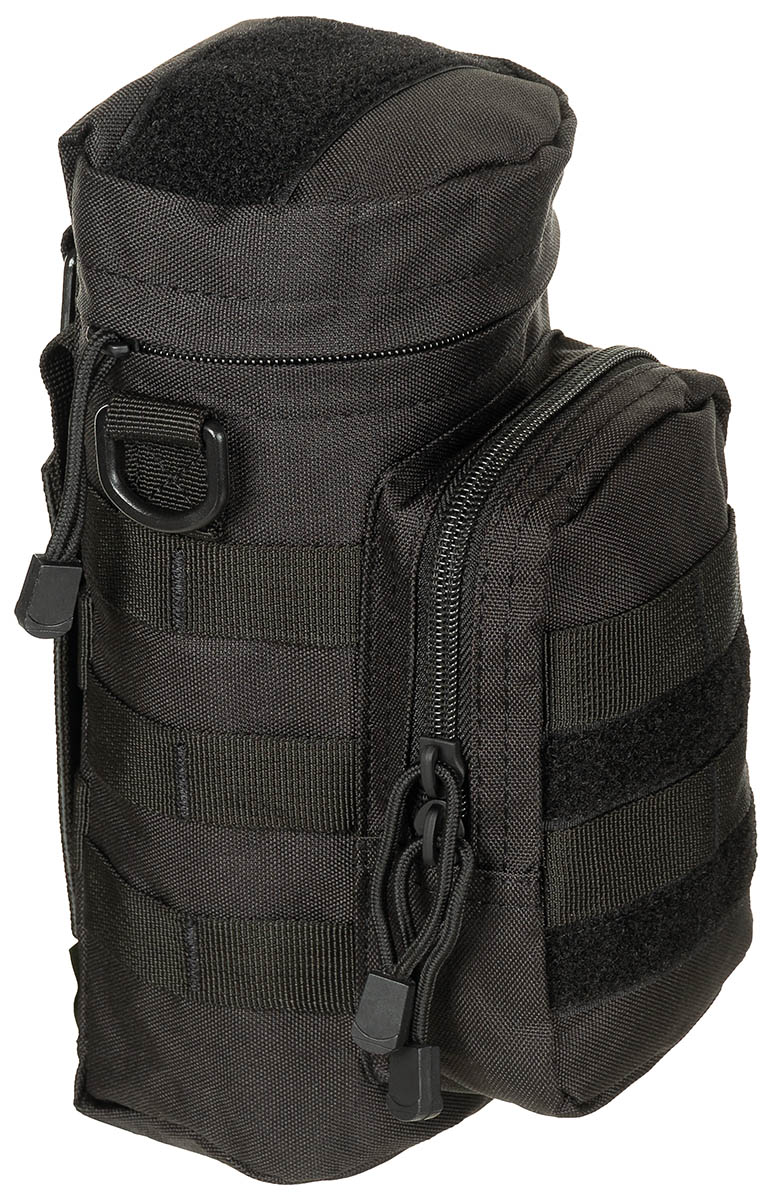 Tasche, rund, "MOLLE", schwarz