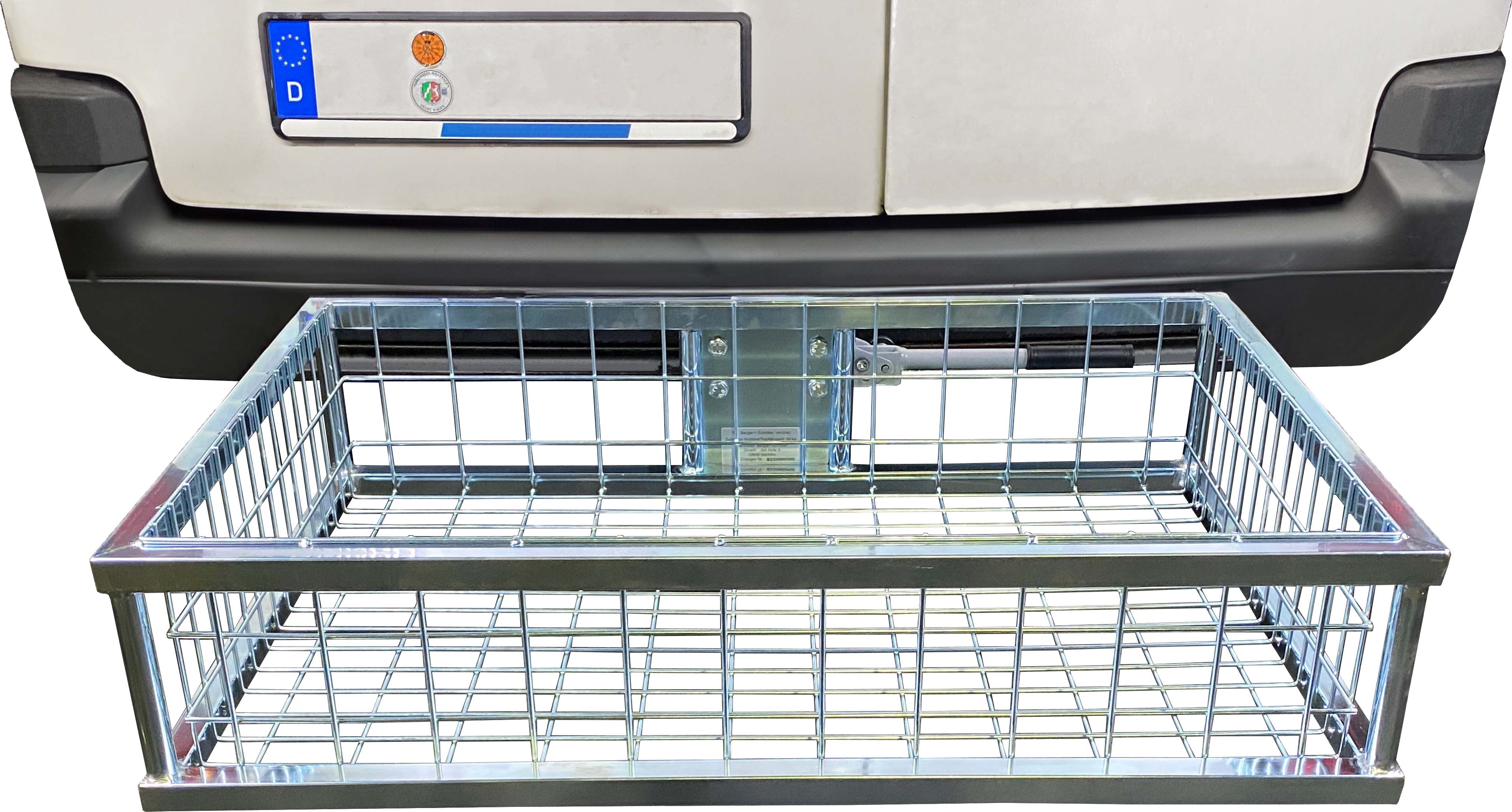 Heckträger für Wildwanne, verzinkt mit Schnellkupplung