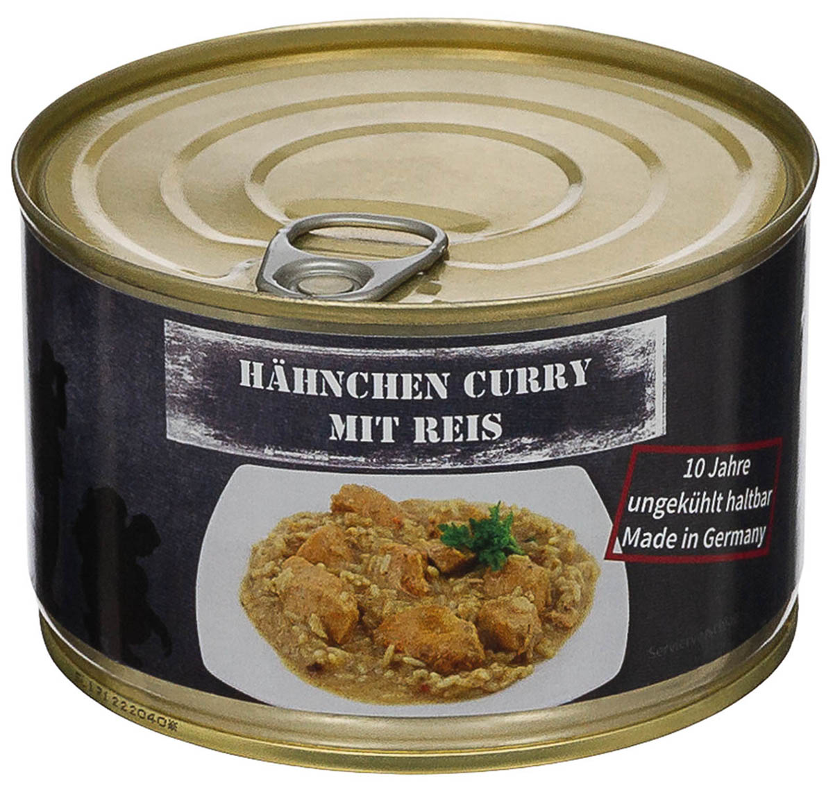 Hähnchen Curry mit Reis, Vollkonserve, 400 g, 7% Mwst.