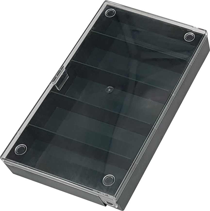 Hüfner Dübel Sortimentskasten (L x B x H) 164 x 31 x 101 mm Anzahl Fächer: 5 feste Unterteilung 1 St.