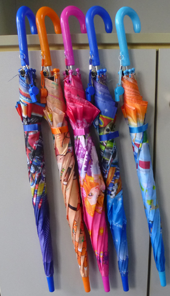 Regenschirm für Kinder, verschiedene Motive, Kinderregenschirm