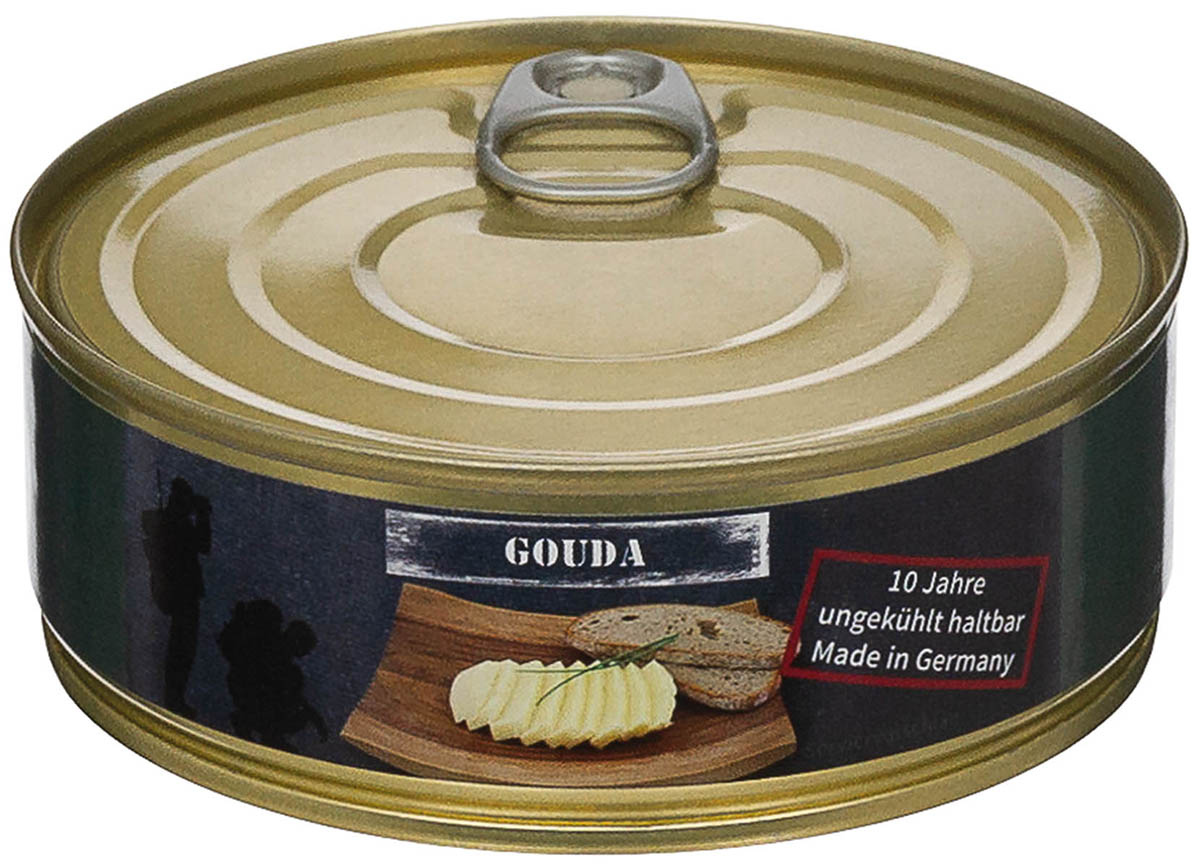 Gouda, Vollkonserve, 200 g, 7% Mwst.
