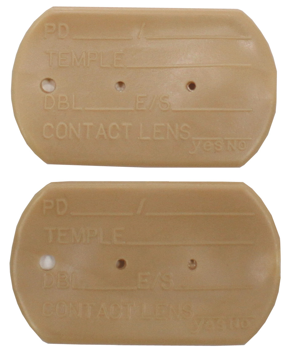 US Hülle für Erkennungsmarken, Gummi, khaki , neuwertig