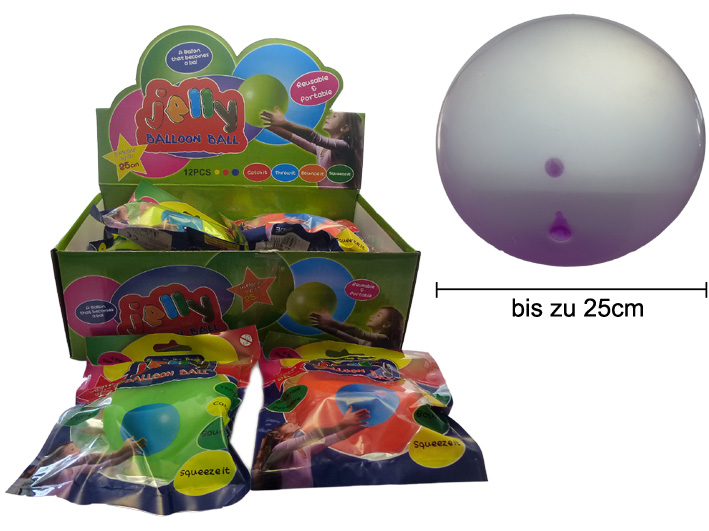 Jelly Ballon Ball Luftblase Spielball 25cm