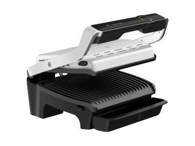 Tefal OptiGrill Elite Kontaktgrill elektrisch zum Grillen, 12 automatische elektrische Grillprogramme, Digitales Display mit Garstufenanzeige, abnehmbare Platten, Elektrogrill, Edelstahl
