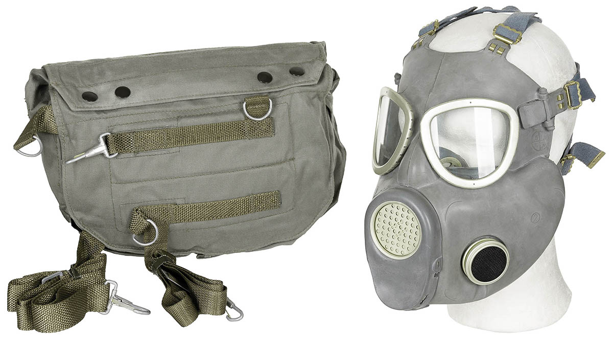 Pol. Schutzmaske MP4, Filter,  neuw. (EXP.BESCHRÄNKUNG)