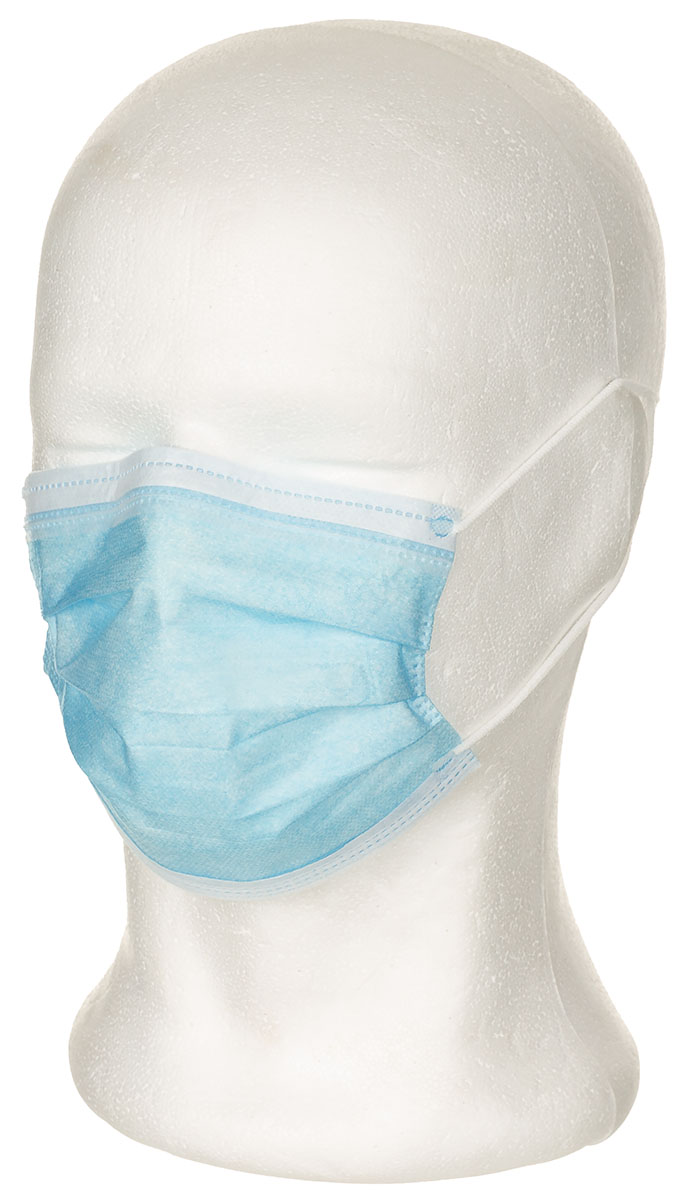 Einwegmaske, 3-Lagen, mit Elastikband