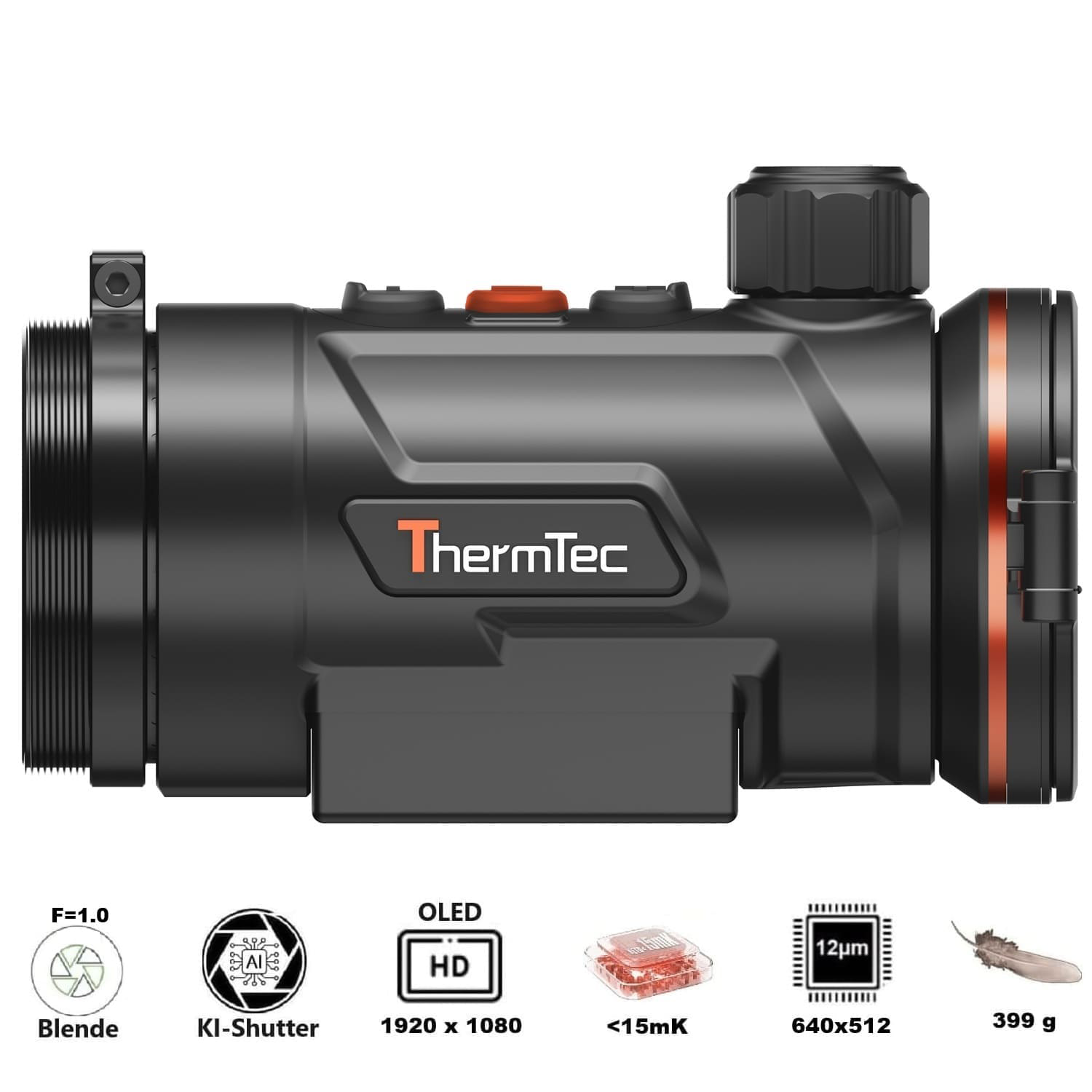 Thermtec Hunt 650 PRO Clip on Vorsatz Wärmebildgerät