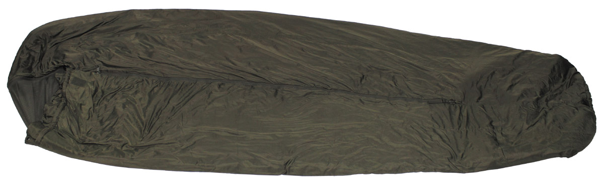 Holl. Mumienschlafsack, mit Kopfmoskitonetz, gebr.