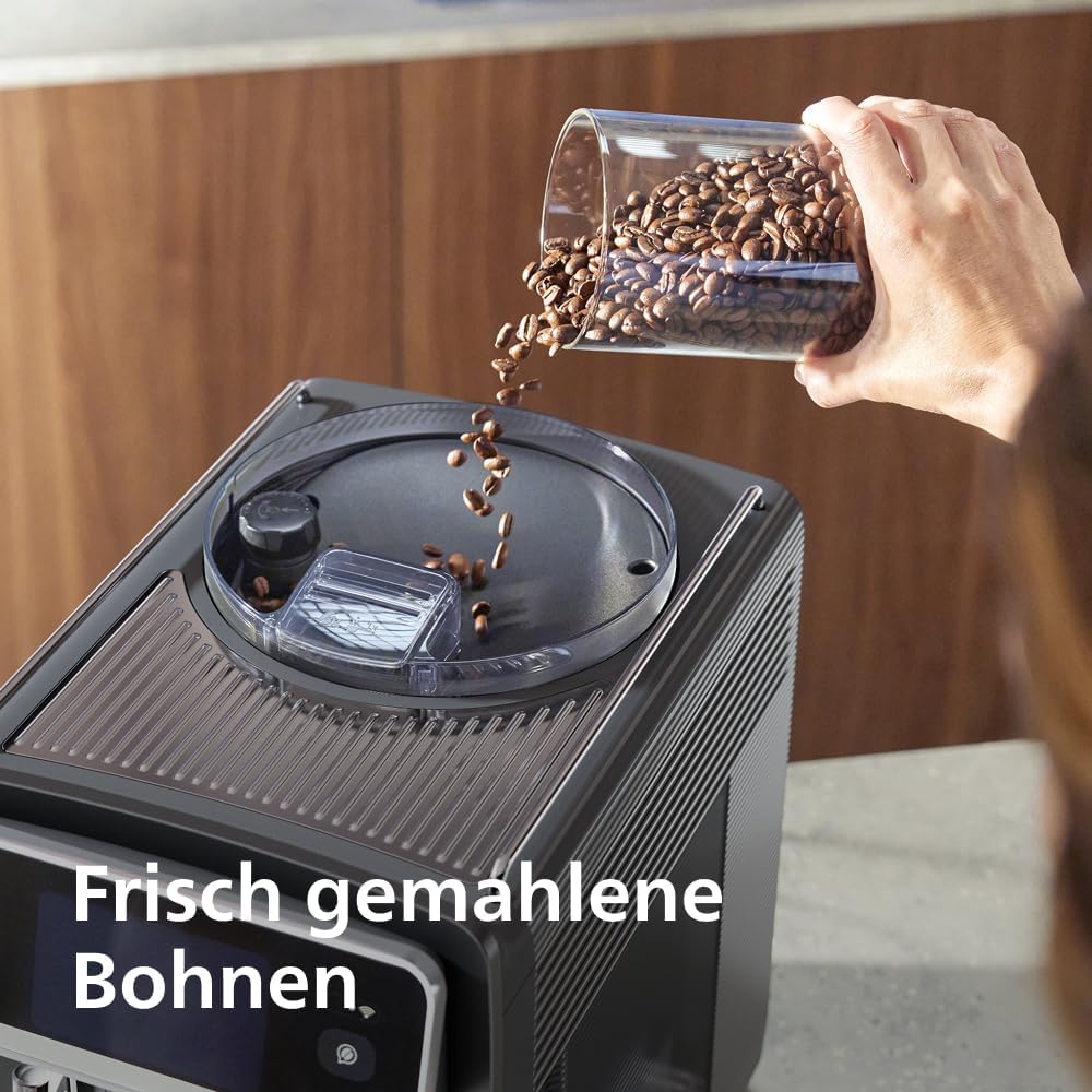 PHILIPS LatteGo Pro Aromis 8000 Series Kaffeevollautomat – BrewExtract Technologie, LatteGo Pro, 50+ heiße & kalte Getränke, mit einfacher Reinigung, intuitives Display und Barista-Assistent (EP8757/12)