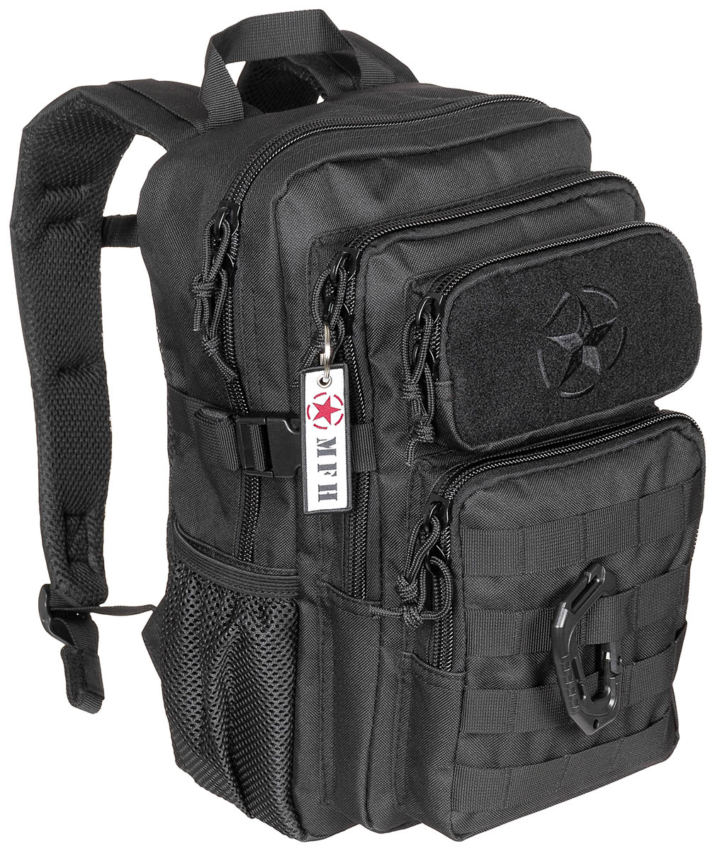 US Rucksack, Assault, Youngster, schwarz